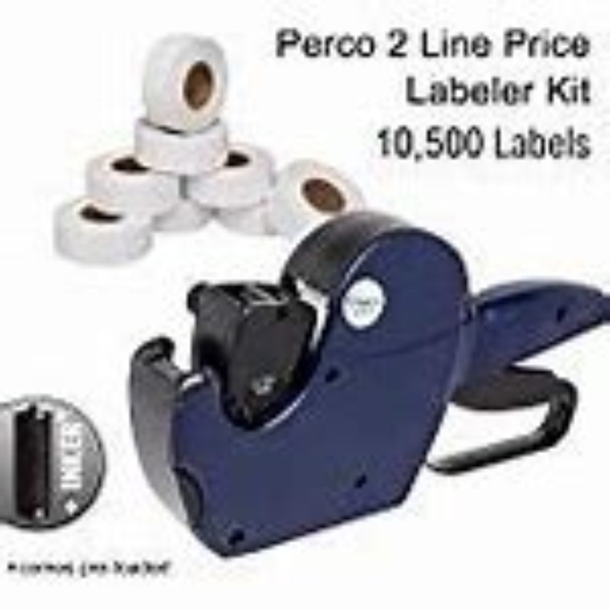 Bonus Ink Roll PercoSell by 1 Line Labels 10 Sleeve 80,000 Sell by Labels for Perco 1 Line Date Guns