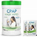 RespLabs Medical CPAP Mask Wipes – [110 Pack Bottle Plus 2 Individual Packs] – Biodegradable, Unscented, and Lint-Free.